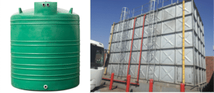 Steel vs plastic water tanks